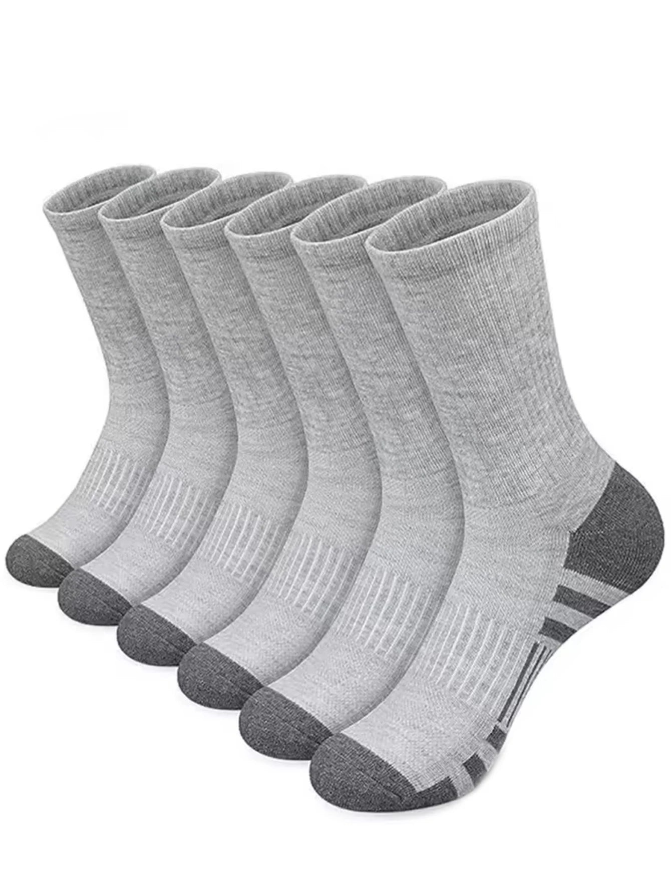 10/30 Pairs of High-Quality Soft and Comfortable Men's Running Socks Summer Sweat Wicking and Breathable Basketball Sports Socks