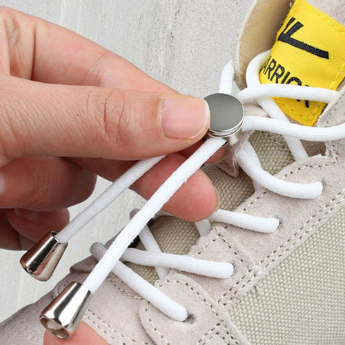 Elastic No-Tie Shoelaces – Stretchy Lock Round Laces (1 Pair)