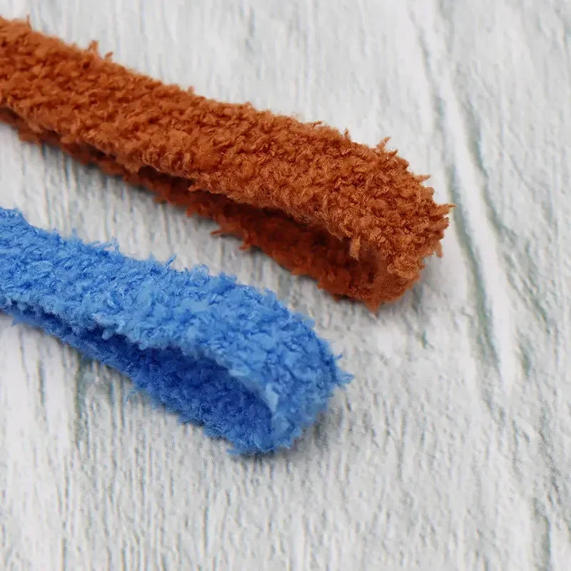 1.5CM Width Flat Shoelace Fluffy Shoelaces Plush Rope Shoe Laces for Shoes Casual Sneakers 100/120/140/160CM Shoe Accessorie New