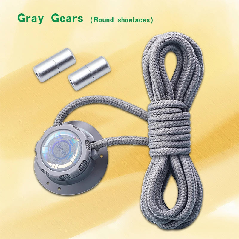 1Pair Easy Fit Automatic Shoelaces Without ties Swivel Buckle Laces Sneakers No Tie Shoe laces Adults Kids Thick Rope shoelace