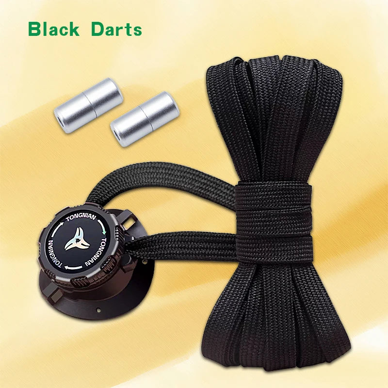 1Pair Easy Fit Automatic Shoelaces Without ties Swivel Buckle Laces Sneakers No Tie Shoe laces Adults Kids Thick Rope shoelace